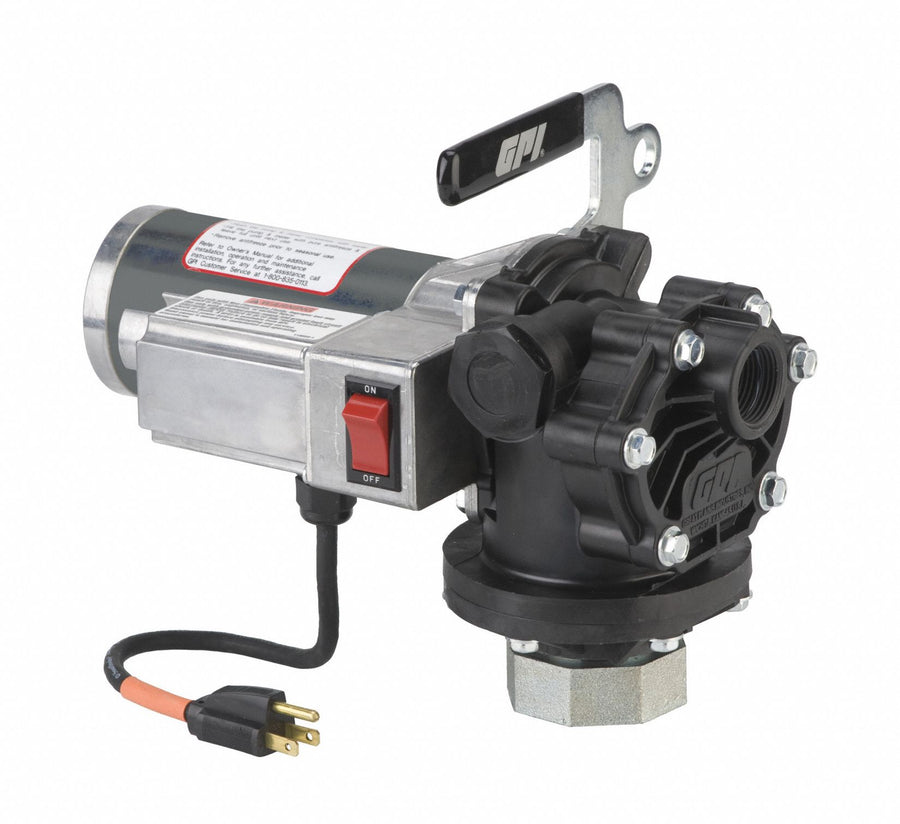 Electric Drum Pump 115VAC 12 gpm 1/4 HP