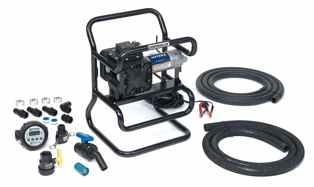 Electric Drum Pump 12VDC 13 gpm 1/4 HP