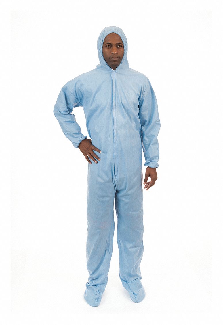 Disposable Coverall Blue 2XL PK25