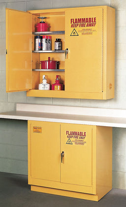 Flammable Safety Cabinet 22 gal Yellow