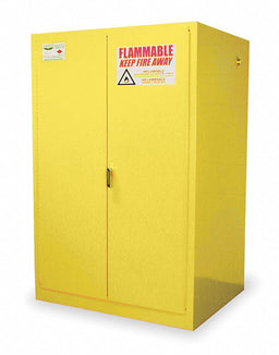 Haz Waste Cabinet Vertical 60 gal YLW