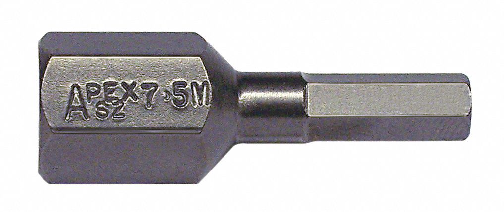 Insert Bit Metric 7/16 Hex 5mm 7/8