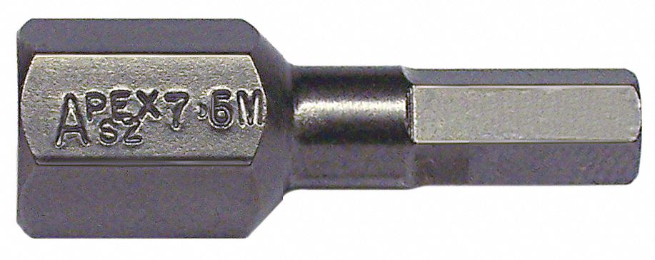 Insert Bit Metric 7/16 Hex 6mm 7/8