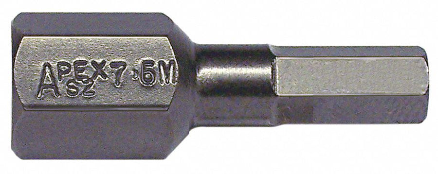 Insert Bit Metric 7/16 Hex 6mm 7/8