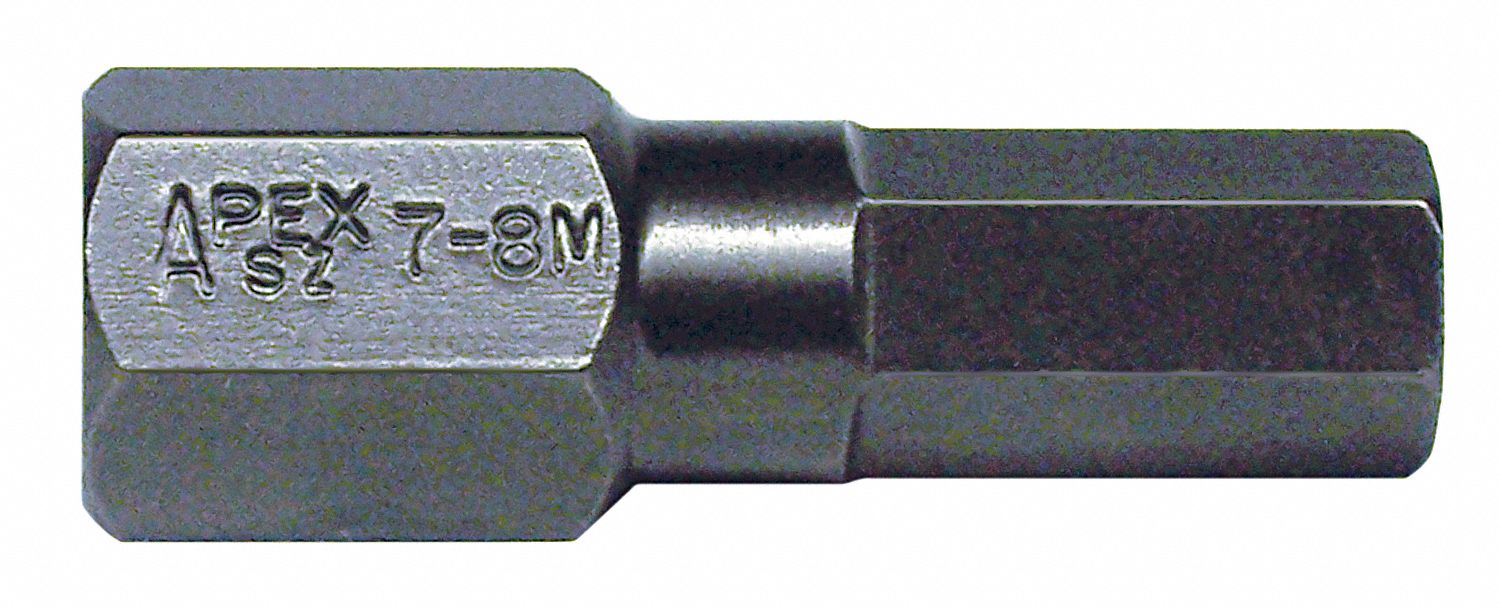 Insert Bit Metric 7/16 Hex 8mm 7/8