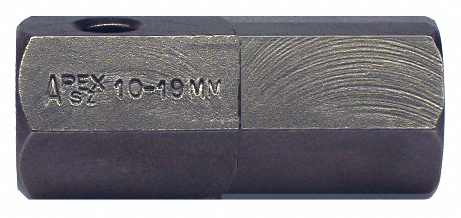Torsion Bit Metric 5/8 Hex 19mm 1-9/16