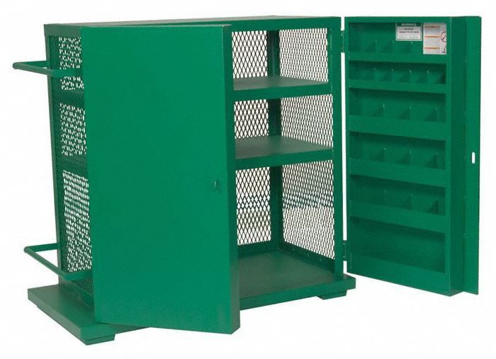 Jobsite Cabinet Green 48x52x28 in 1PK