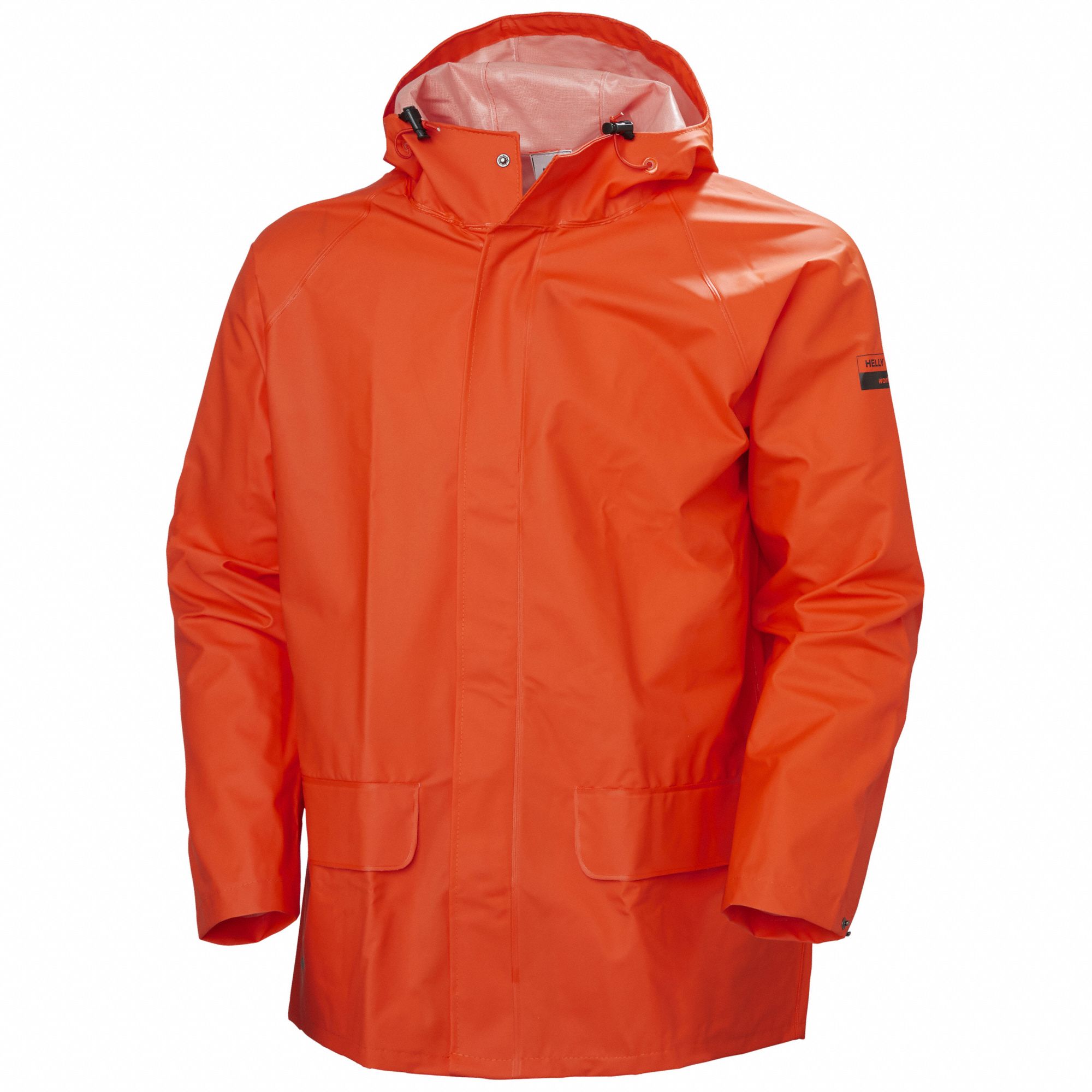 Rain Jacket PVC/Polyester Orange 4XL