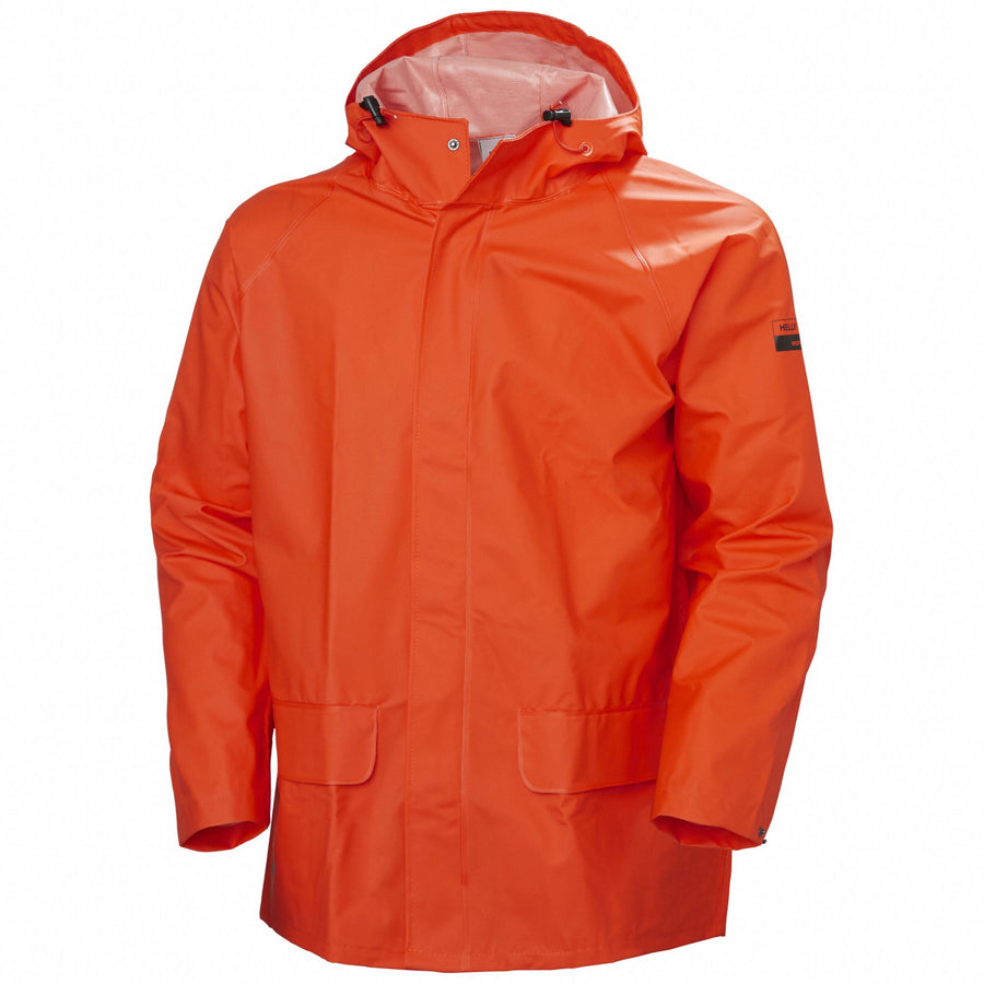 Rain Jacket PVC/Polyester Orange 4XL
