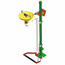 Eye/Face Wash Station Pedestal Yellow