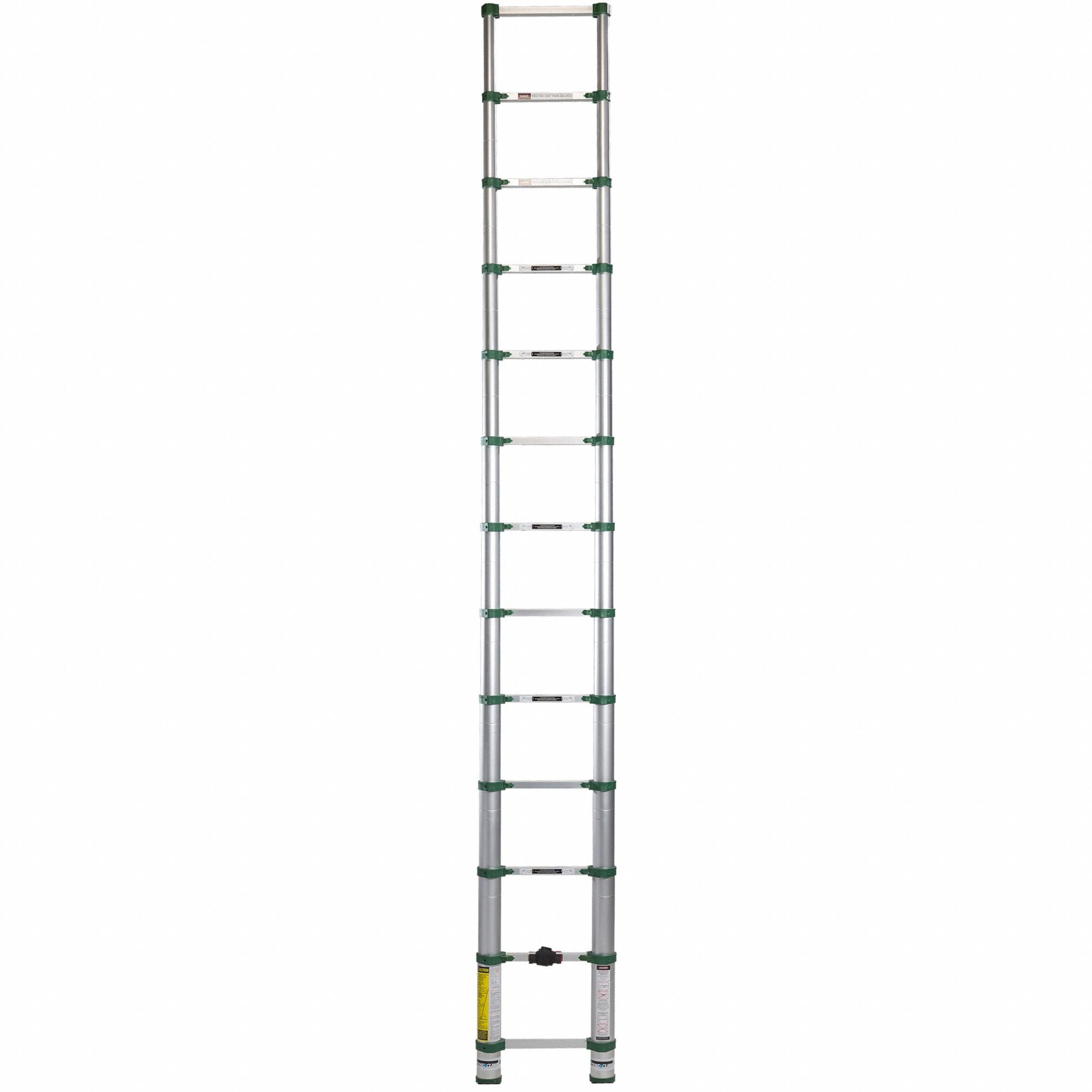 Telescoping Ladder Extended 12 ft 6 H