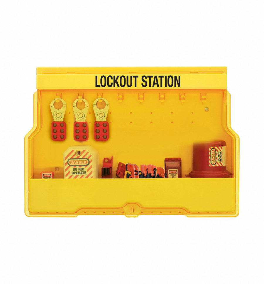 Lockout Station Fasteners Yellow