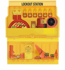 Lockout Station Fasteners Yellow