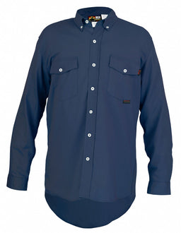 FR L Sleeve Shirt Nav Blue L Tall