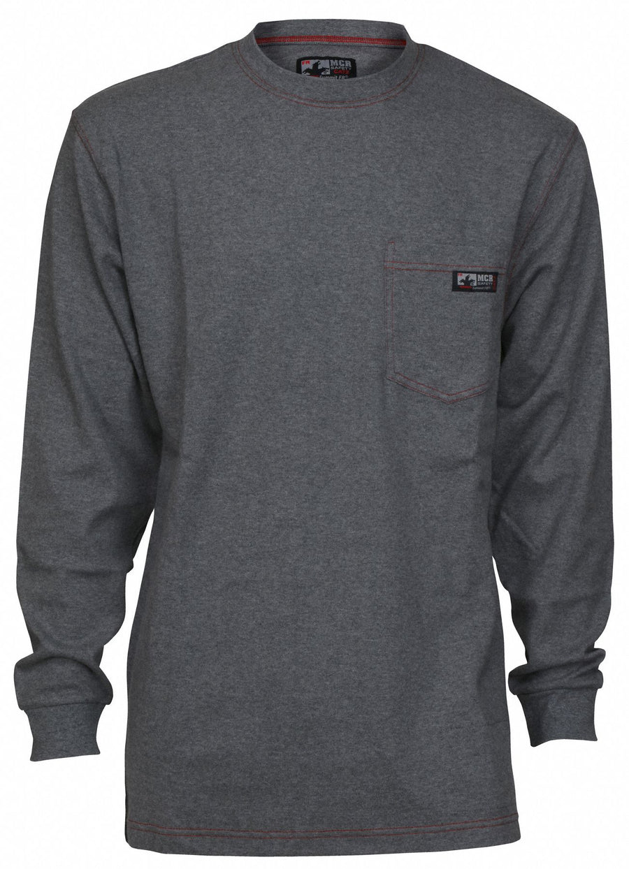 K3893 FR Long Sleeve Shirt Gray 5XL Regular