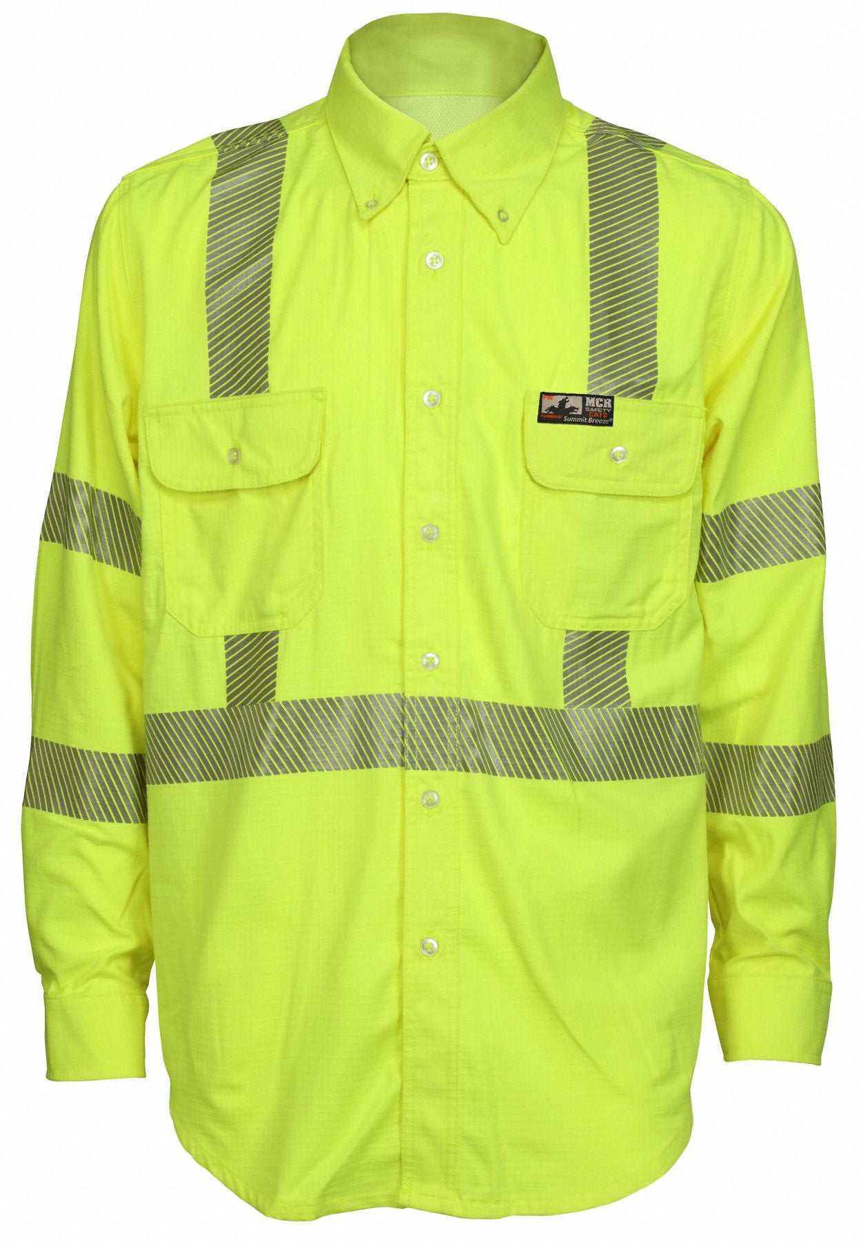 FR L Sleeve Shirt Fl Lime 3XL Regular
