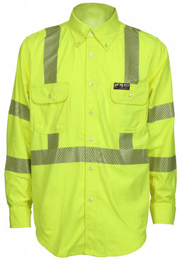 FR L Sleeve Shirt Fl Lime S Regular