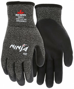 Gloves Glass/Synthetic Black/White M PR