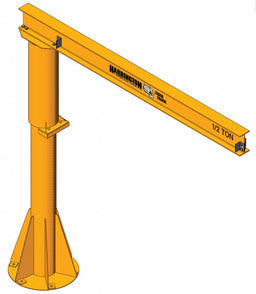 M4959 Light Duty Foundationless Jib Crane 8 ft