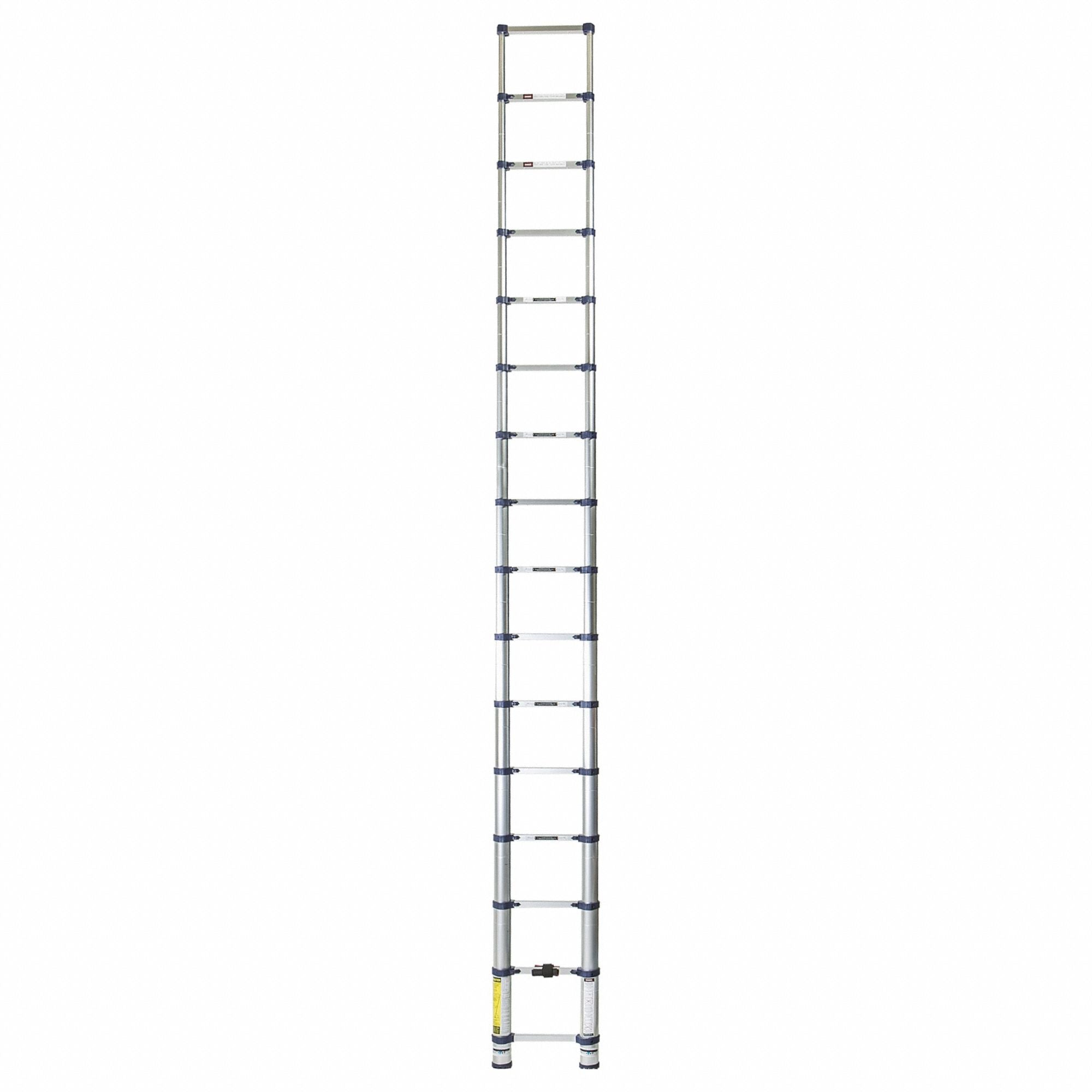 Telescoping Ladder Extended 15 ft 6 H