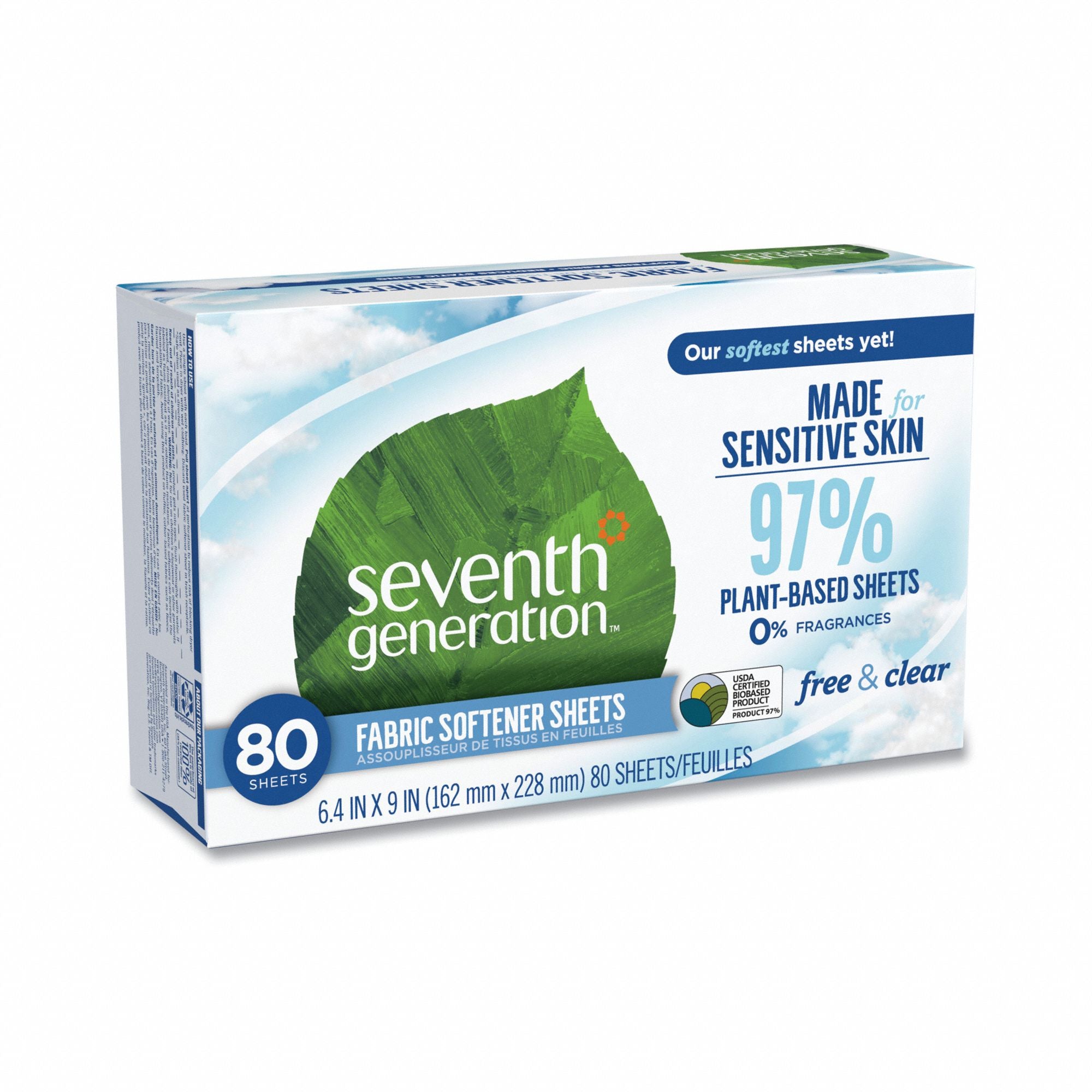 Fabric Softener Sheets Sheet 80 ct PK4