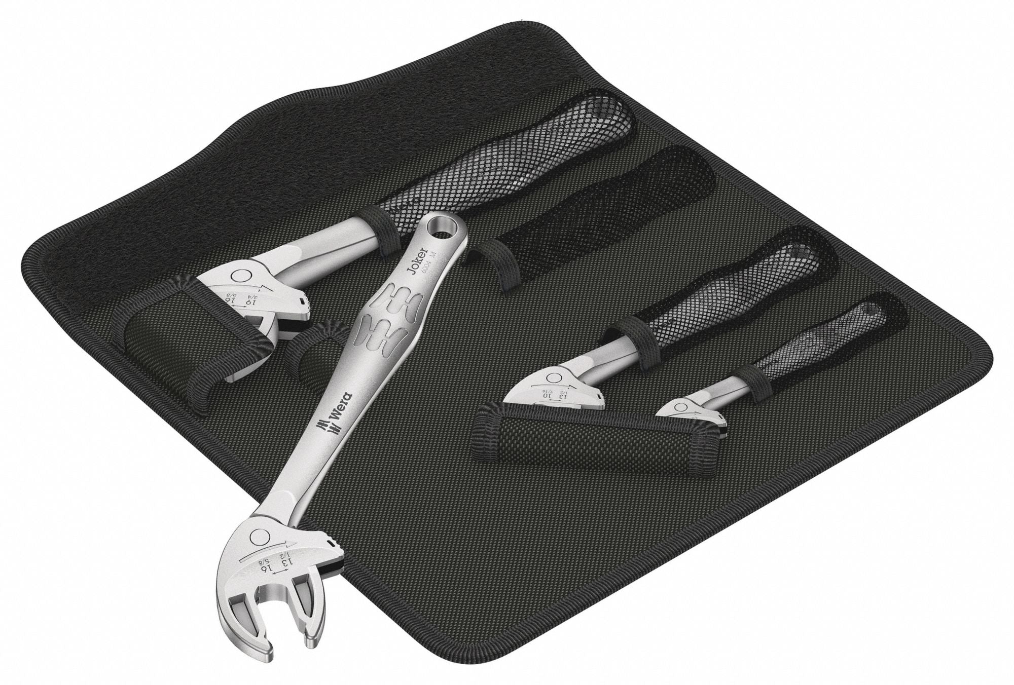 Spanner Wrench 4pc Set Folding Pouch
