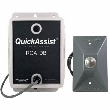 Wireless Call Button 2-Way Al/PC 5 in W