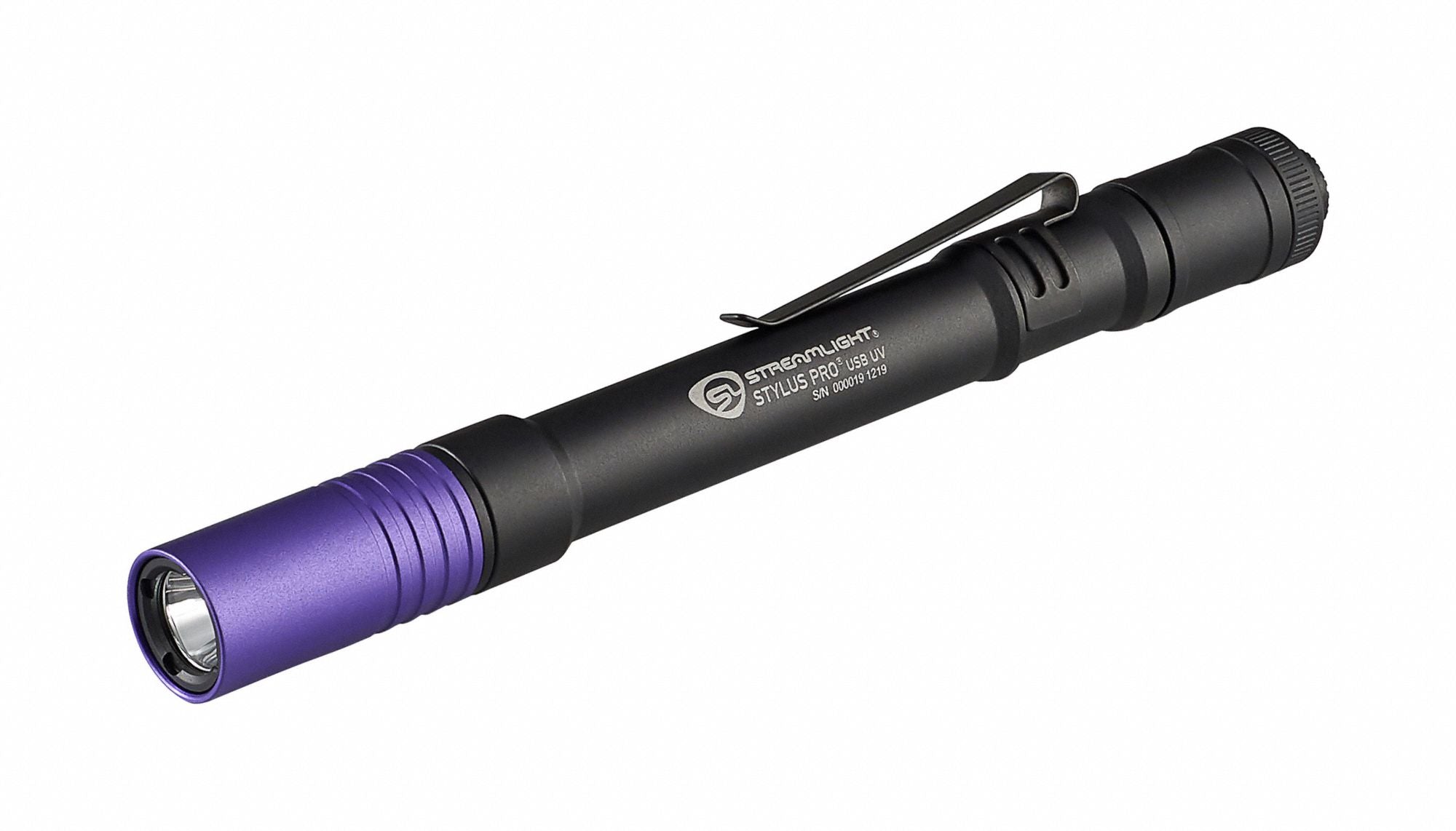 Handheld UV Flashlight Alum Black 400lm