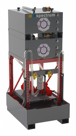 Bulk Oil Storage System 88 in H 65 gal