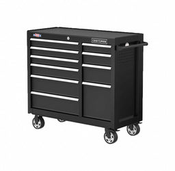 Cabinets 10 Drawers 18 D 41 W Black