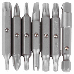 DriverBitSet 7pcs Steel Shank 1/4