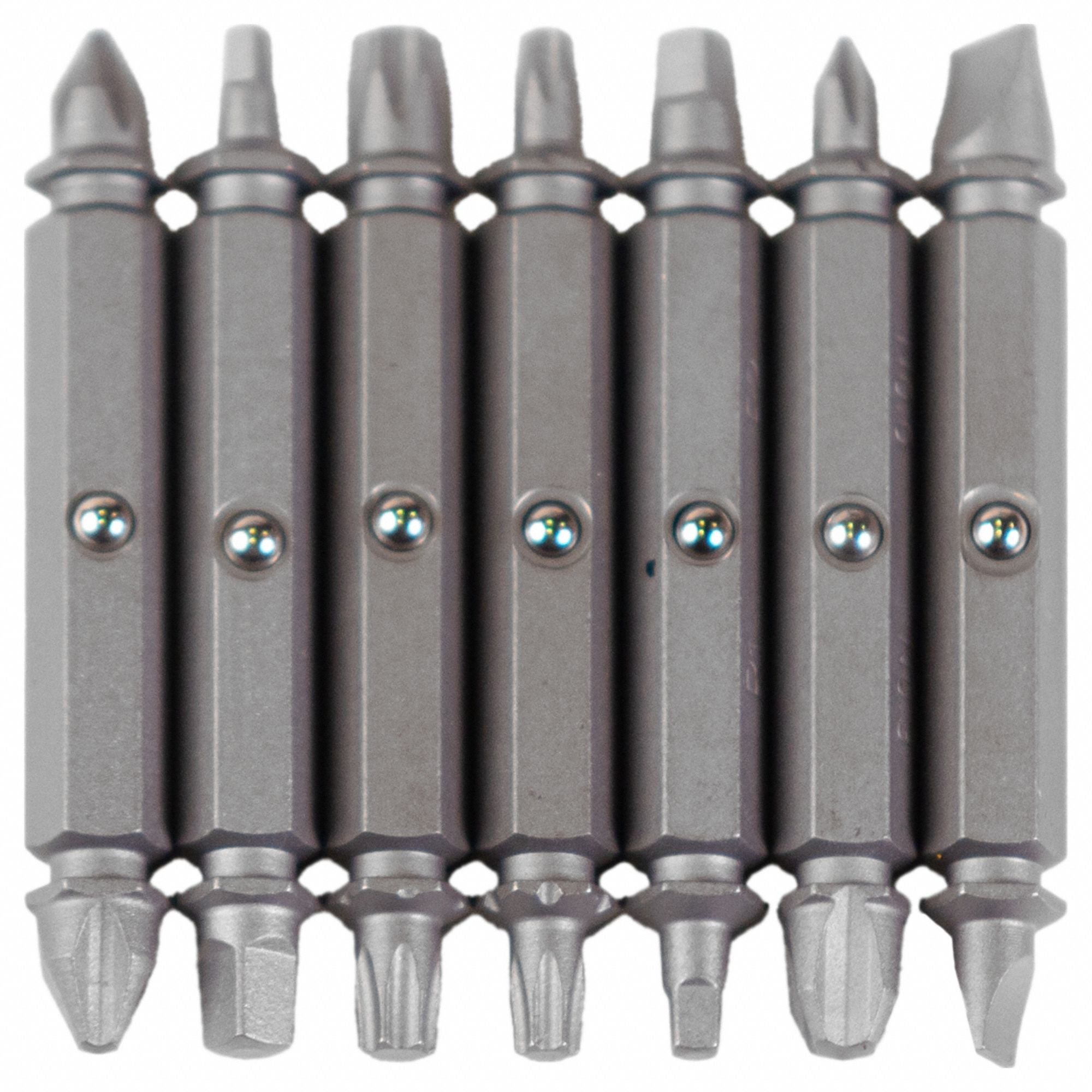DriverBitSet 7pcs Steel Shank 1/4