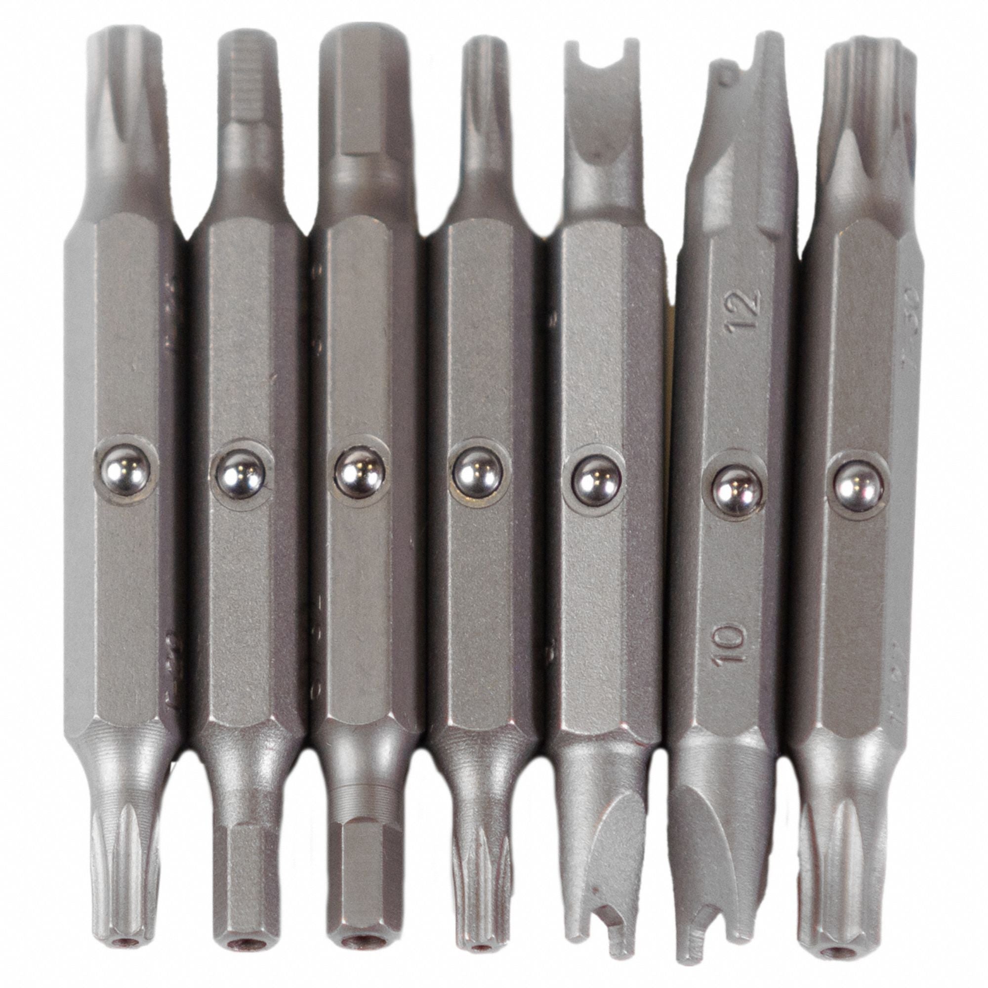 DriverBitSet 7pcs Steel Shank 1/4