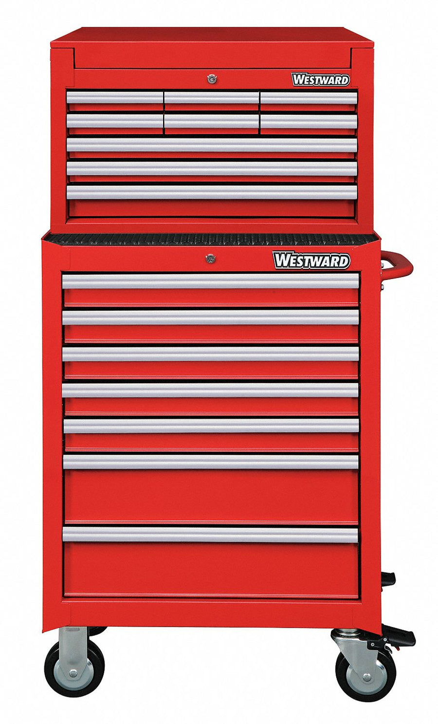 ChestandCabinet PwdrCt Red 16Drawers