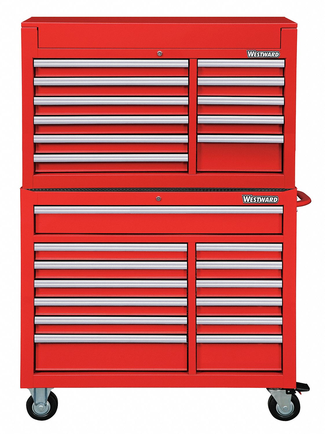 ChestandCabinet PwdrCt Red 24Drawers