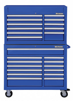 ChestandCabinet PwdrCt Blue 24Drawers