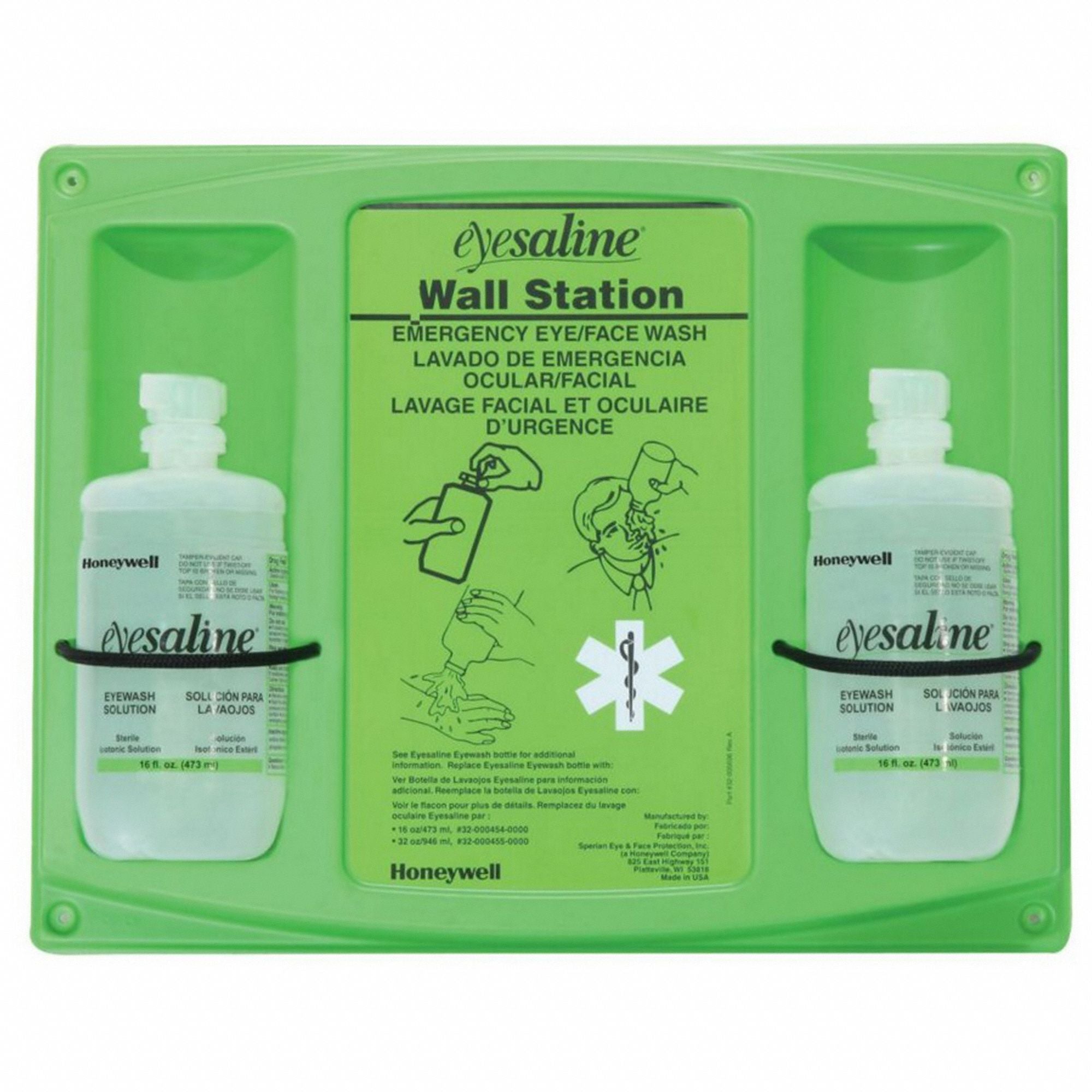 Eyewash Station Polyethylene 16 oz PK4