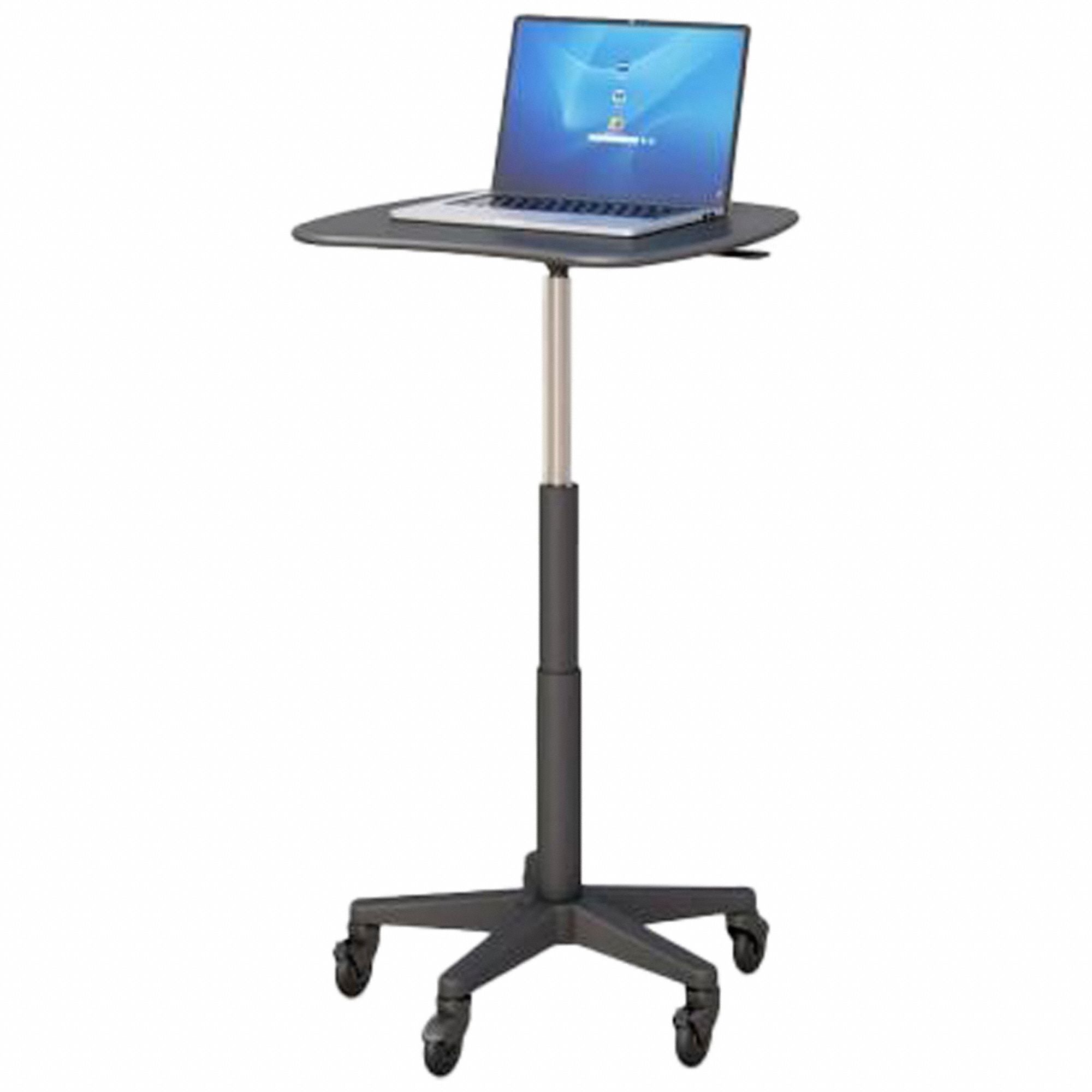 Adj.-H Computer Stand 24 in W Black