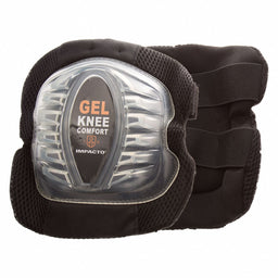 Knee Pad UNIV Hook/Loop Black/Clear PR