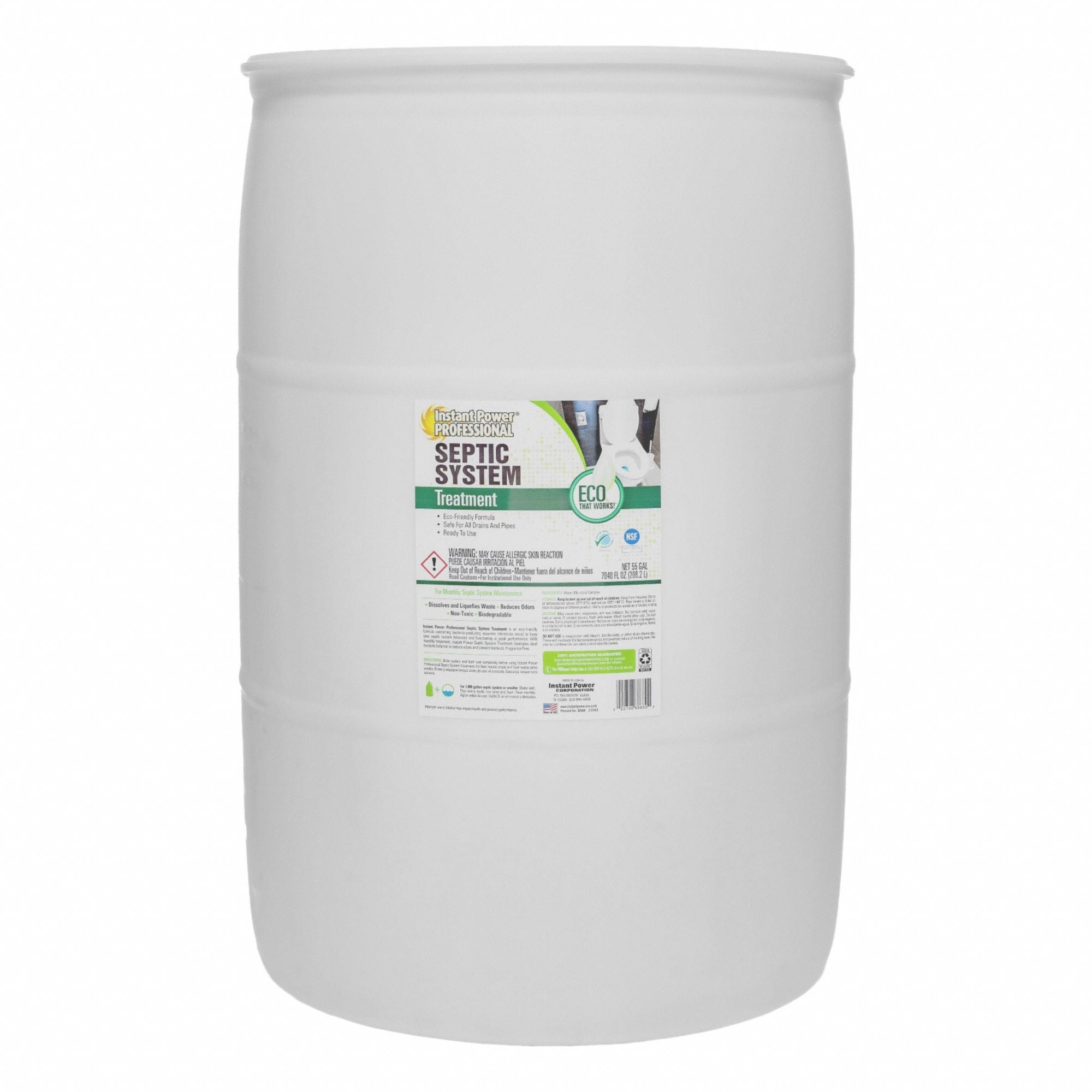 Septic System Treatment Drum 55 gal Liq