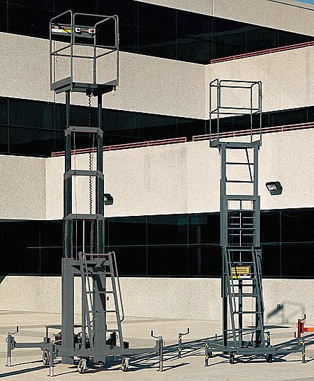 Prsnl Lift Push-Around 500 lb Load Cap