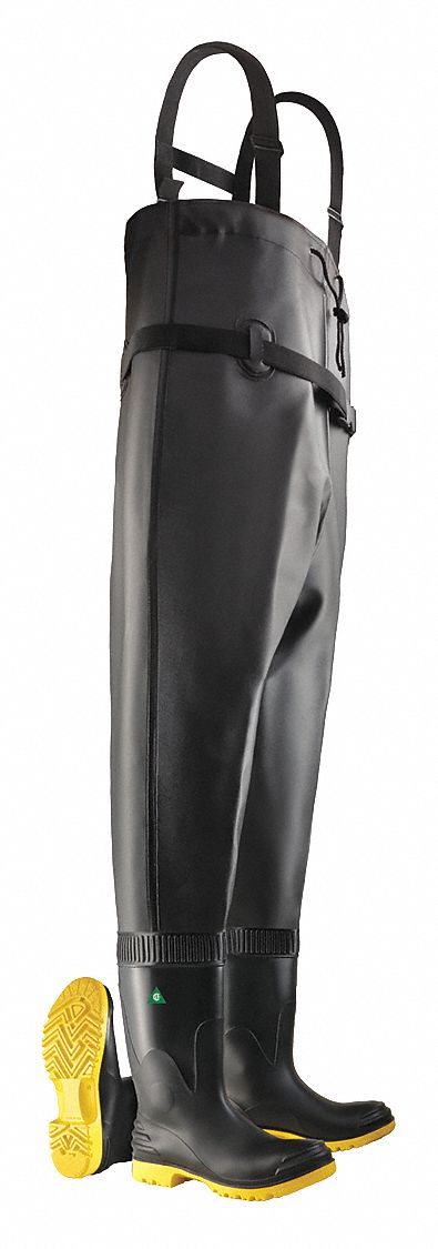 E8462 Chest Wader Men s 9 Steel Black PR