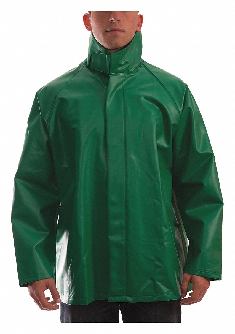 Chemical Splash Jacket PVC Green 2XL