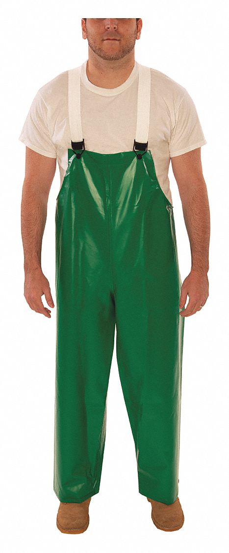 Flame Resistant Rain Overall Green 4XL