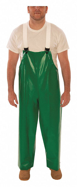 E9131 Flame Resistant Rain Overall Green XL
