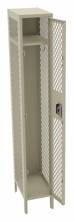 Wrdrb Lckr 1x1Lckr Sand 78 x12 x18 Assm