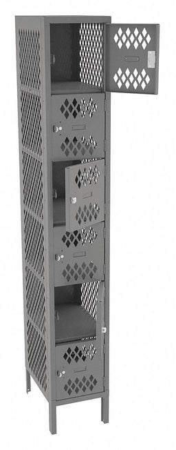 Bx Lckr 6x1Lckr Gray 78 x12 x18 Assm