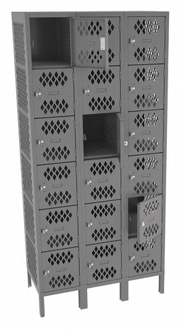 Bx Lckr 6x3Lckr Gray 78 x36 x18 Assm