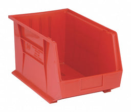 F0609 Hang and Stack Bin Red PP 10 in