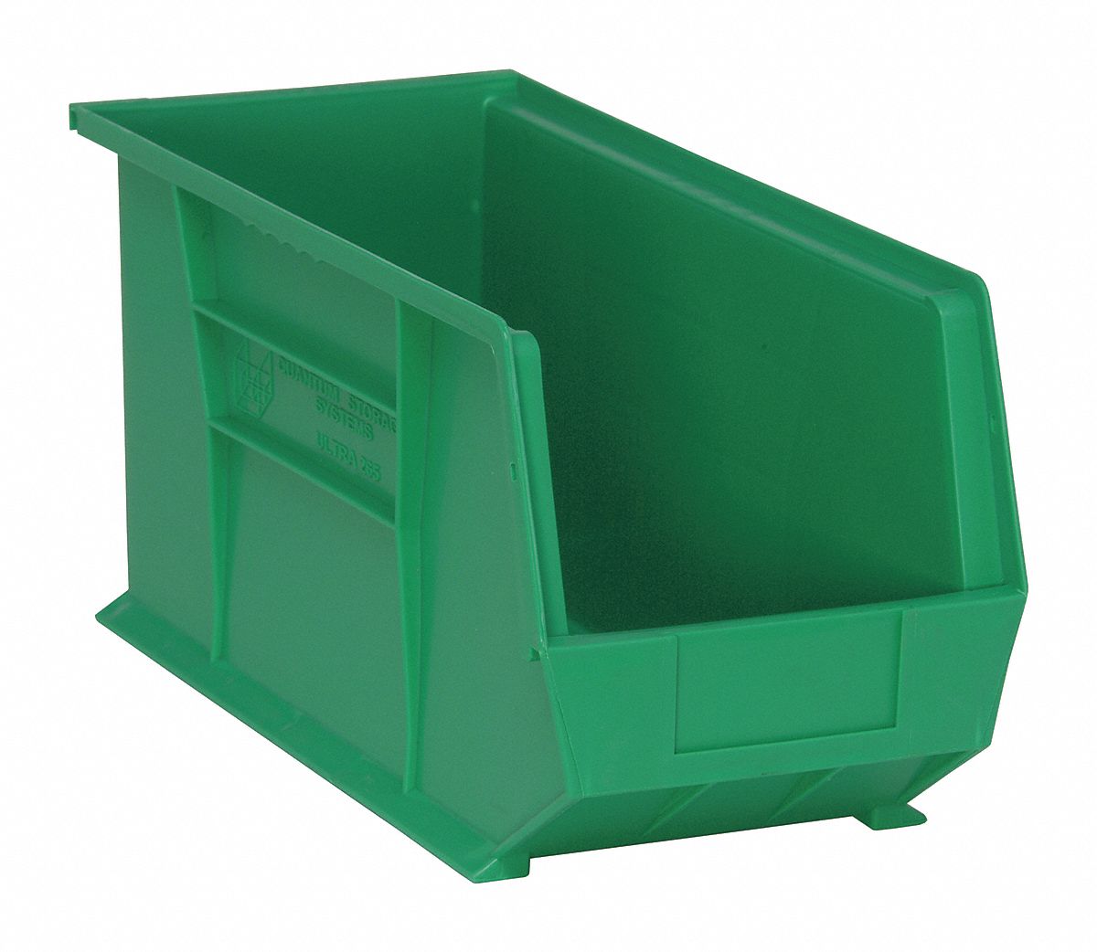 F0610 Hang and Stack Bin Green PP 9 in